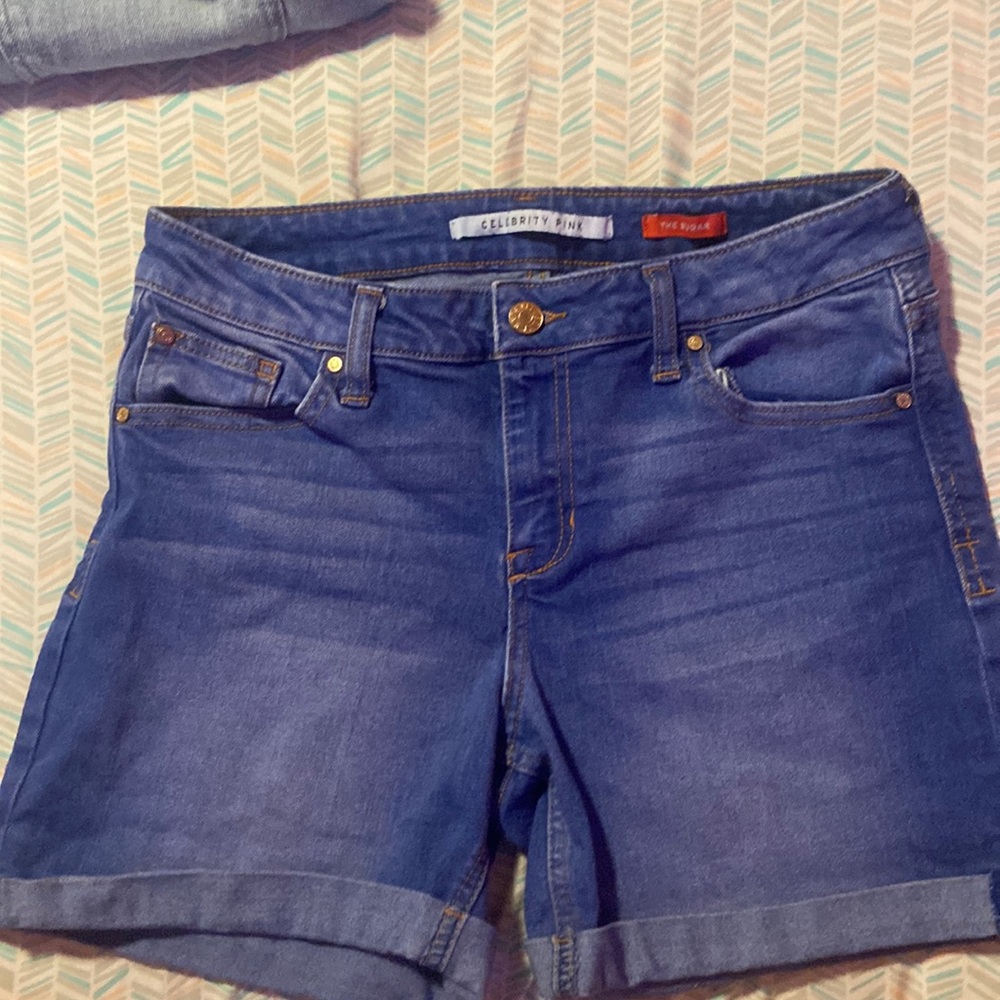 Blue jean shorts